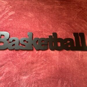 Basketball wall decor from hobby lobby